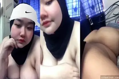 ABG Jilboobs Viral TikTok Ngangkang FYP Minta Kontol